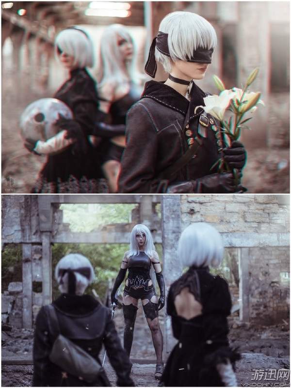 尼尔机械纪元2ba2和9s群像cos蜂腰翘臀贼妖娆