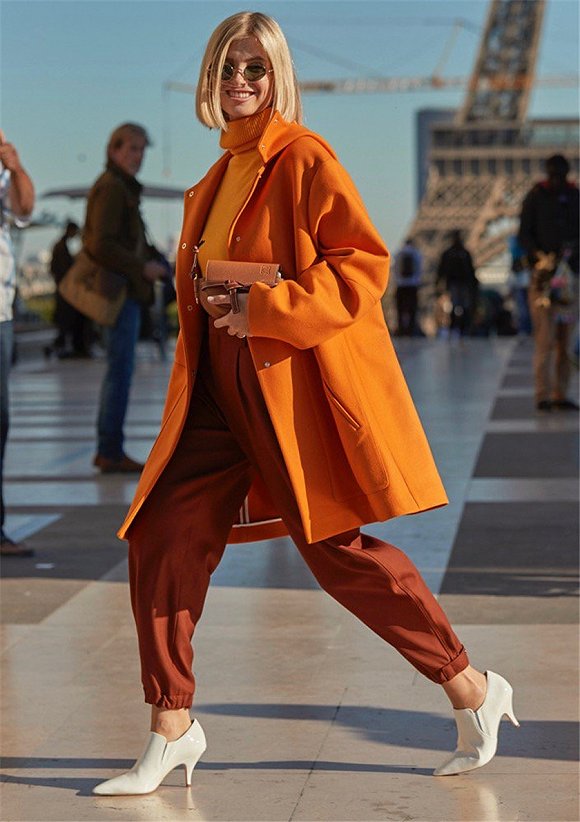 衣帽间想做时尚达人不如从学习土橘色搭配入手