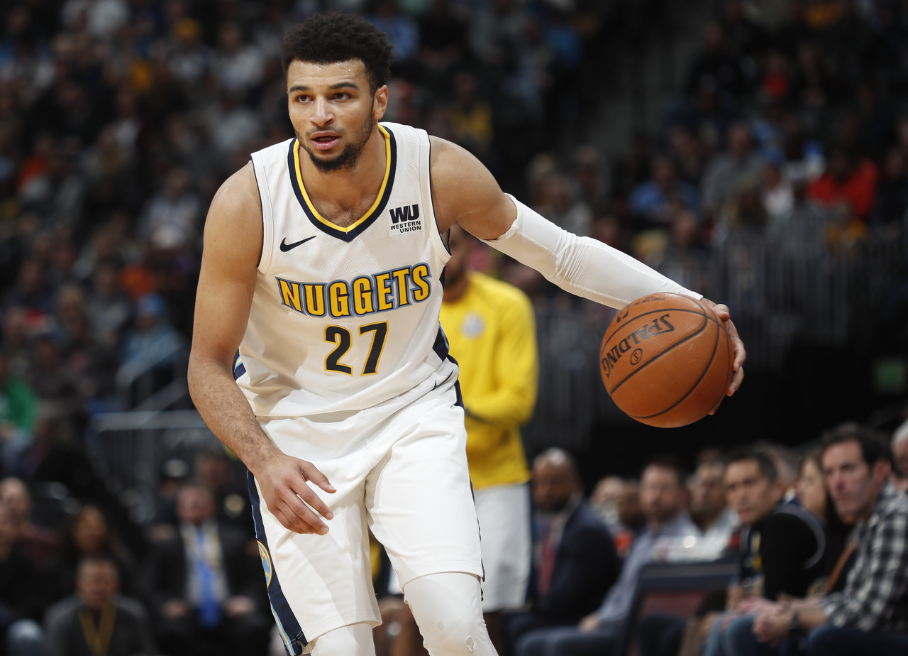 正文           贾马尔-穆雷   出场33分钟,15投9中,21分5篮板4助攻2