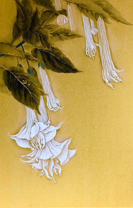 华龙网3月21日12时30分讯 (记者  吴军)由日中现代墨画会主办的《一花