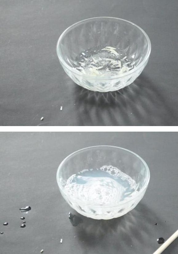 再把配置好的驱蚊液倒入易拉罐内.