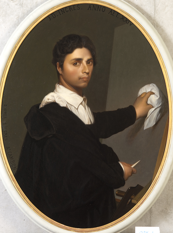 《安格尔青年自画像》(临摹自纽约大都会艺术博物馆所藏画作)作者