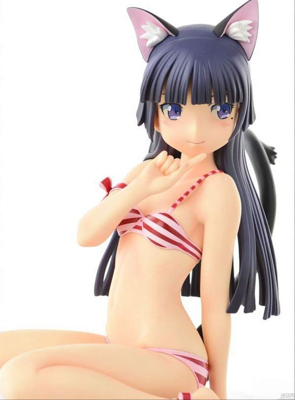 《俺妹》五更琉璃黑猫版泳装手办欣赏 腹黑可爱小淑女