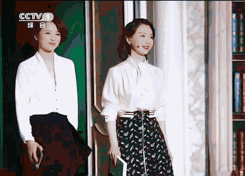 陈数董卿两大美女同框:雅之在心,便成高贵