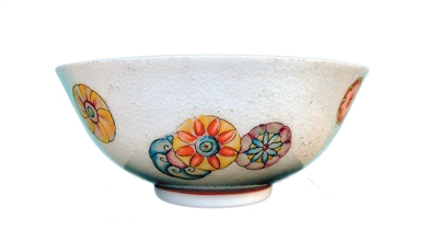 清嘉庆粉彩刻花皮球花碗_手机新浪网