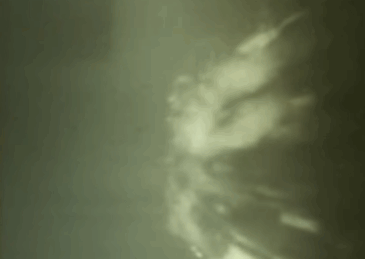 “波塞冬”水下发射瞬间 视频截图