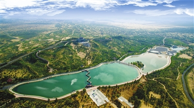 白芨滩沙洲变绿洲