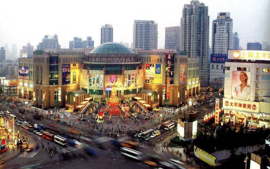 徐家汇又变身19年历史的港汇39级大台阶正式启动拆除