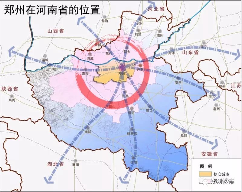 再来看一下中原城市群在各大城市群的地位