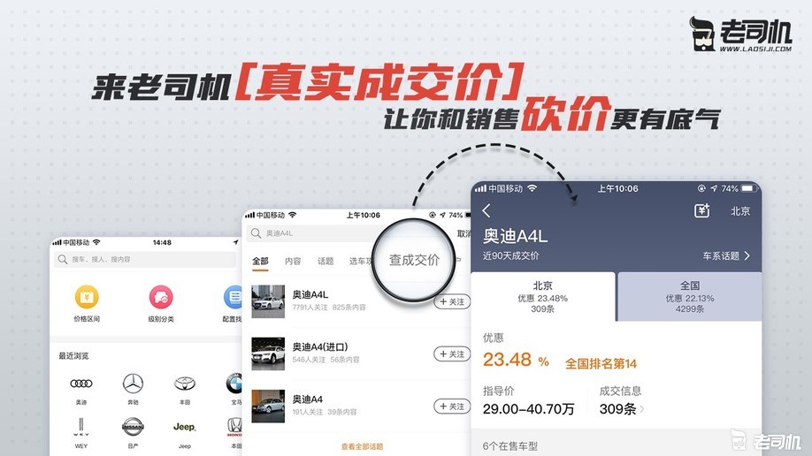 【江苏省篇】最高优惠10.98万 奥迪A6L平均优惠8.3折