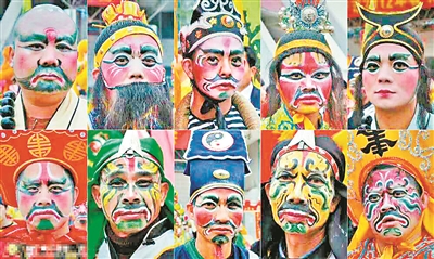 英歌脸谱"式微"之外关注民俗的人越来越多他说:"在我看来,民俗随着