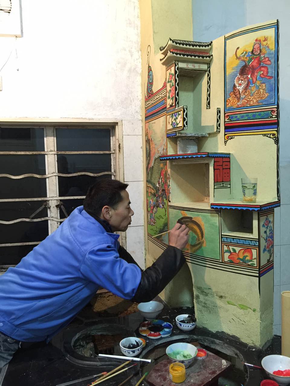 炊烟里的艺术 海盐老人画笔绘凡尘旧事|海盐|灶头|炊烟_新浪新闻