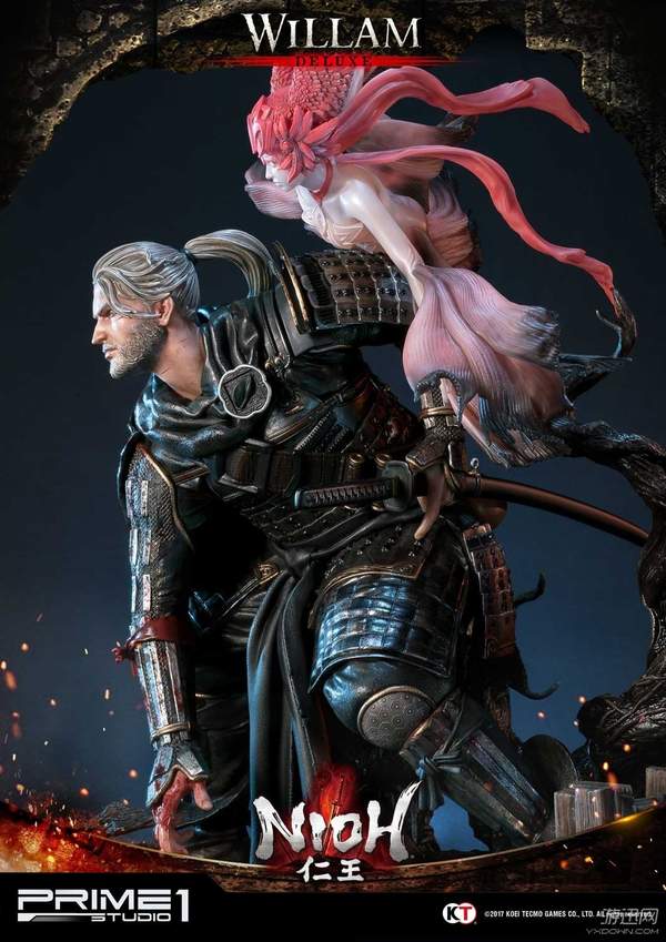 《仁王》主角威廉1/4手办欣赏 制作精良,细节精湛