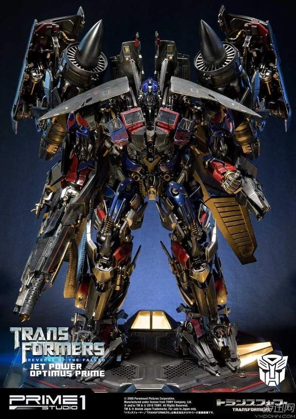 《变形金刚2》擎天柱天火合体模型 细节还原,威武霸气