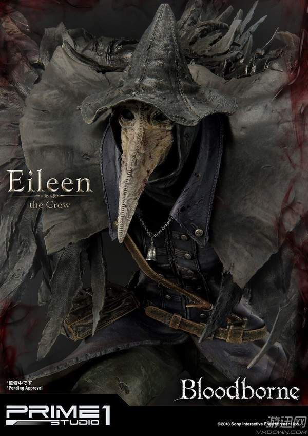 《血源》1/4鸟姐雕像公布 炫酷潇洒斗篷飞舞双刃华丽