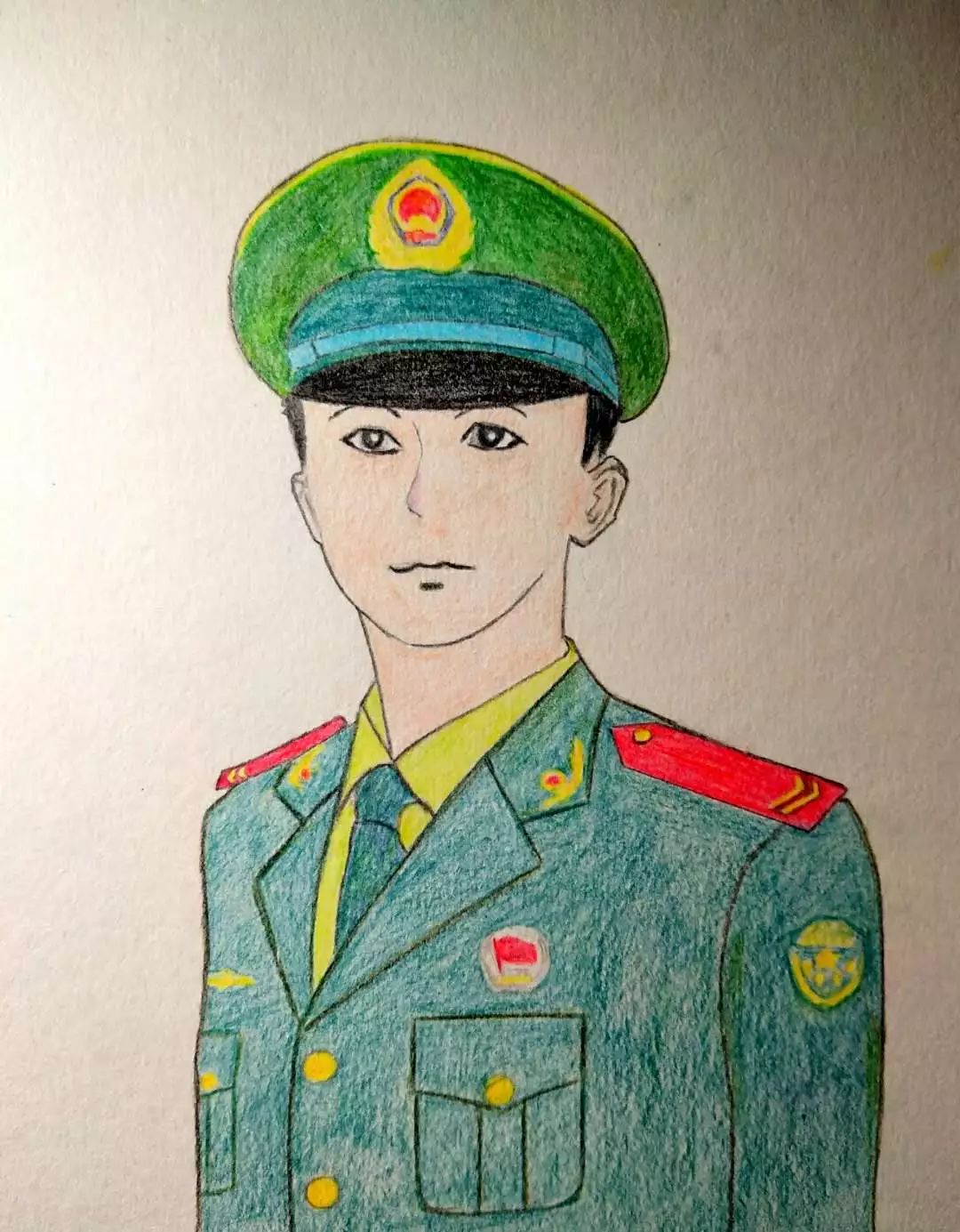 经历了新兵连几个月的强化训练,完成由一名地方青年到合格武警战士的
