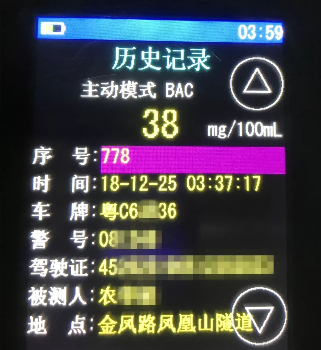 由于酒后驾驶,农某被处以罚款2000元、记12分、暂扣驾驶证6个月的处罚。