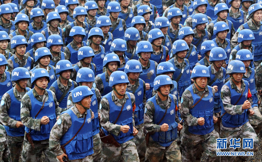 独一无二的战斗着装国庆阅兵首次出现维和部队方队
