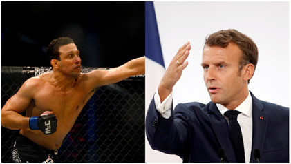 格雷西与马克龙 图源：路透社