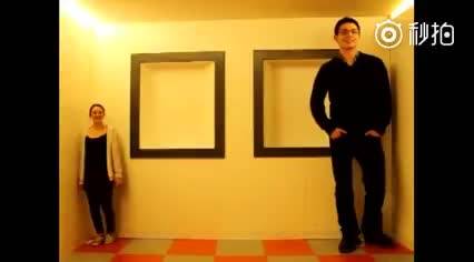 Ames小屋，一个专门为戏弄人的双眼与大脑而设计的房间_手机新浪网