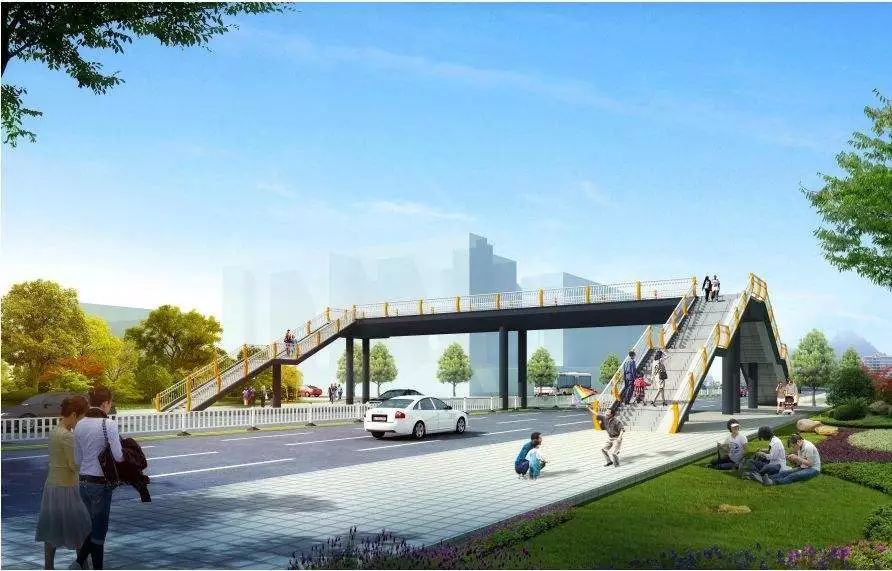 河源市区将新建两座人行过街天桥!位置分别在.