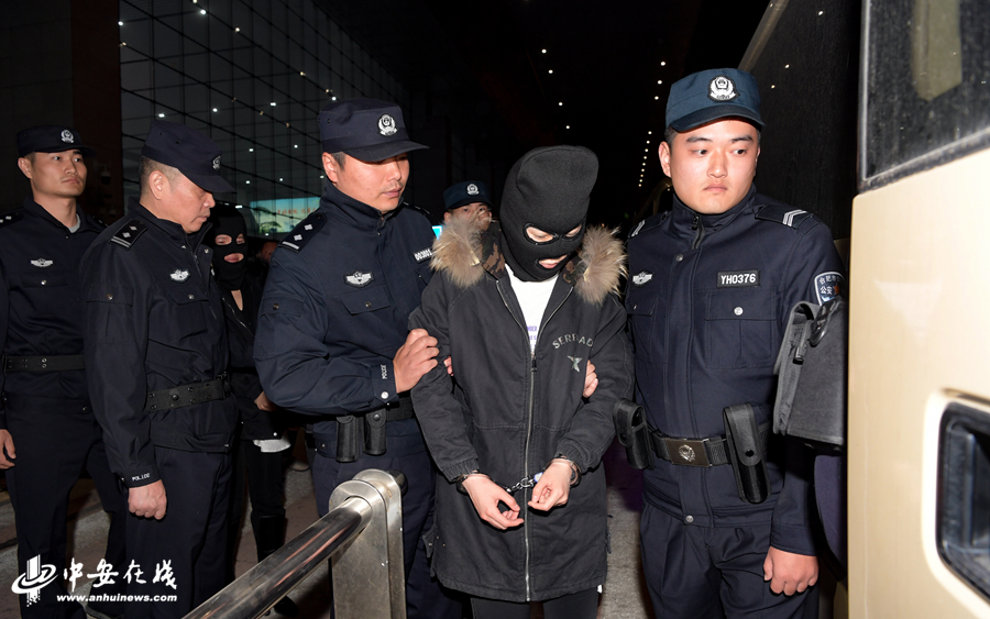 合肥警方跨省捣毁一诈骗团伙 10名嫌犯被带回