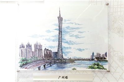 你所不知道的羊城蝶变百名师生手绘广州二百余处景观