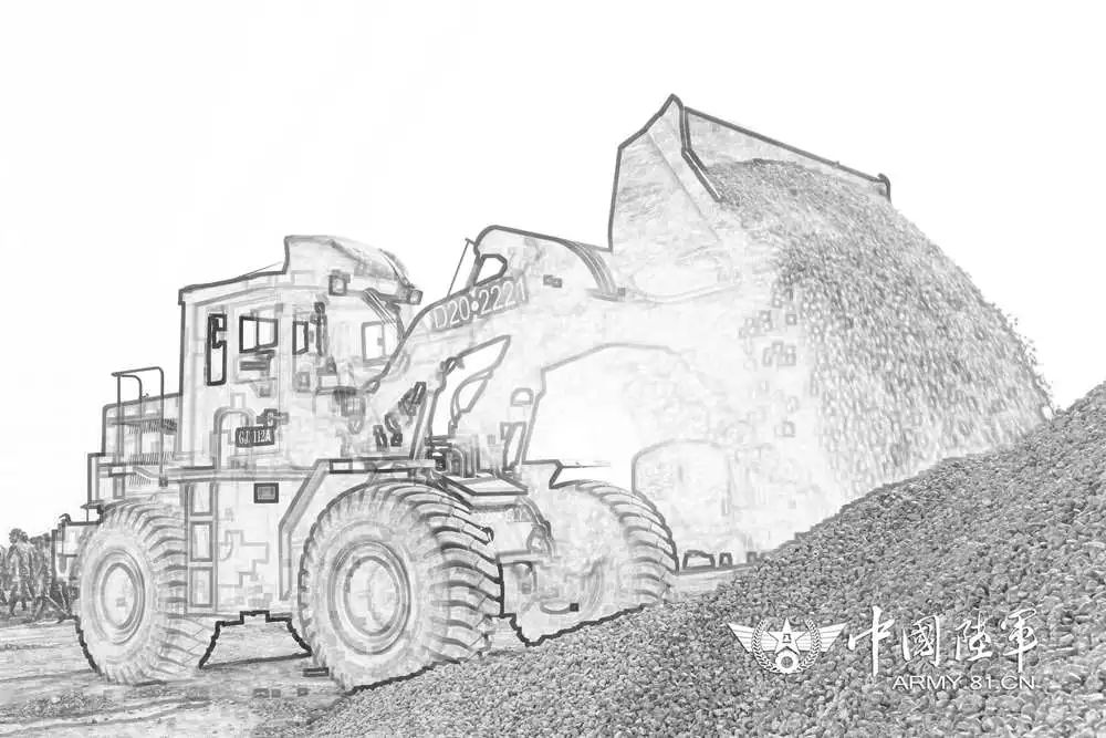 黑白线条混搭之美,探寻别样的维和工兵勇士集训