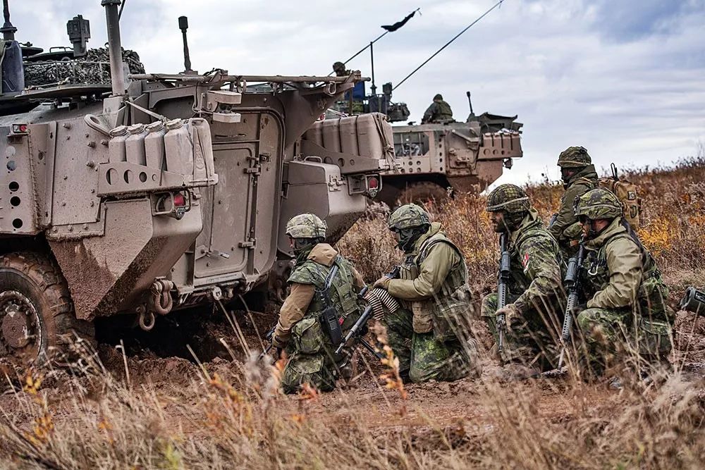 加拿大陆军实战演习 lav iii步兵战车精彩亮相 在阿富汗损失13辆