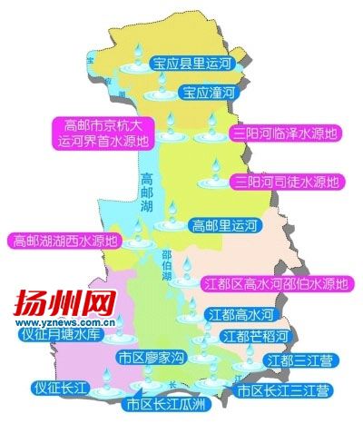 水质状况达Ⅲ类以上 扬州11个饮用水水源地总体达标