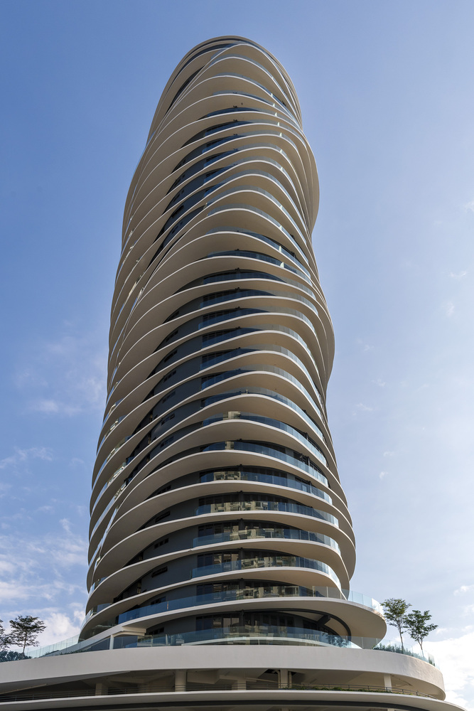 如同科幻世界的建筑,马来西亚槟城最高"双塔"