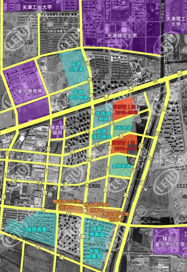 卓越807亿西青精武镇拿地自持7000㎡租赁房