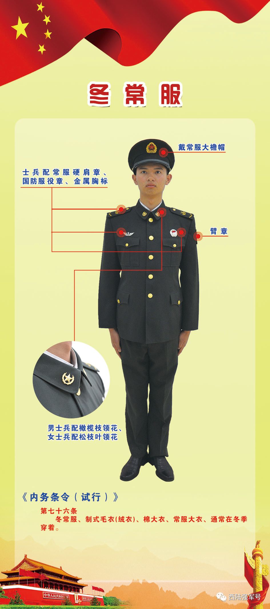 【服务】军装应该怎么穿?标准答案来了,拿走不谢!