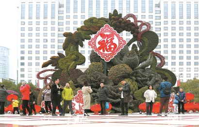 1100万盆花卉扮靓申城 各大公园邀市民观园林美景赏春节民俗