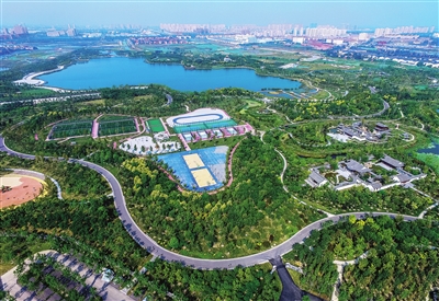 津城最大城市公园掀起盖头来