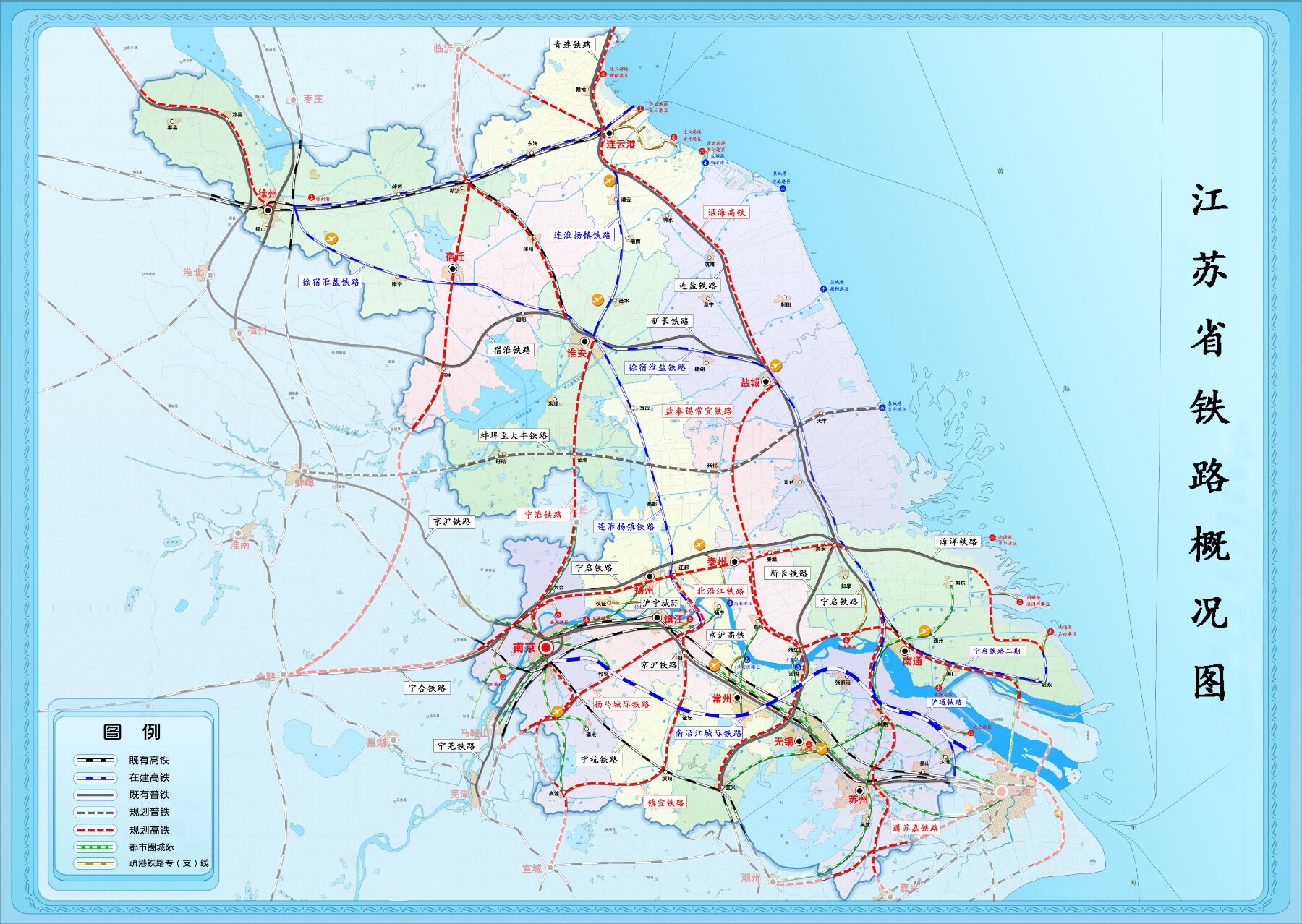 苏南沿江铁路是时速350公里的高速铁路,线路自京沪高铁南京南站引出