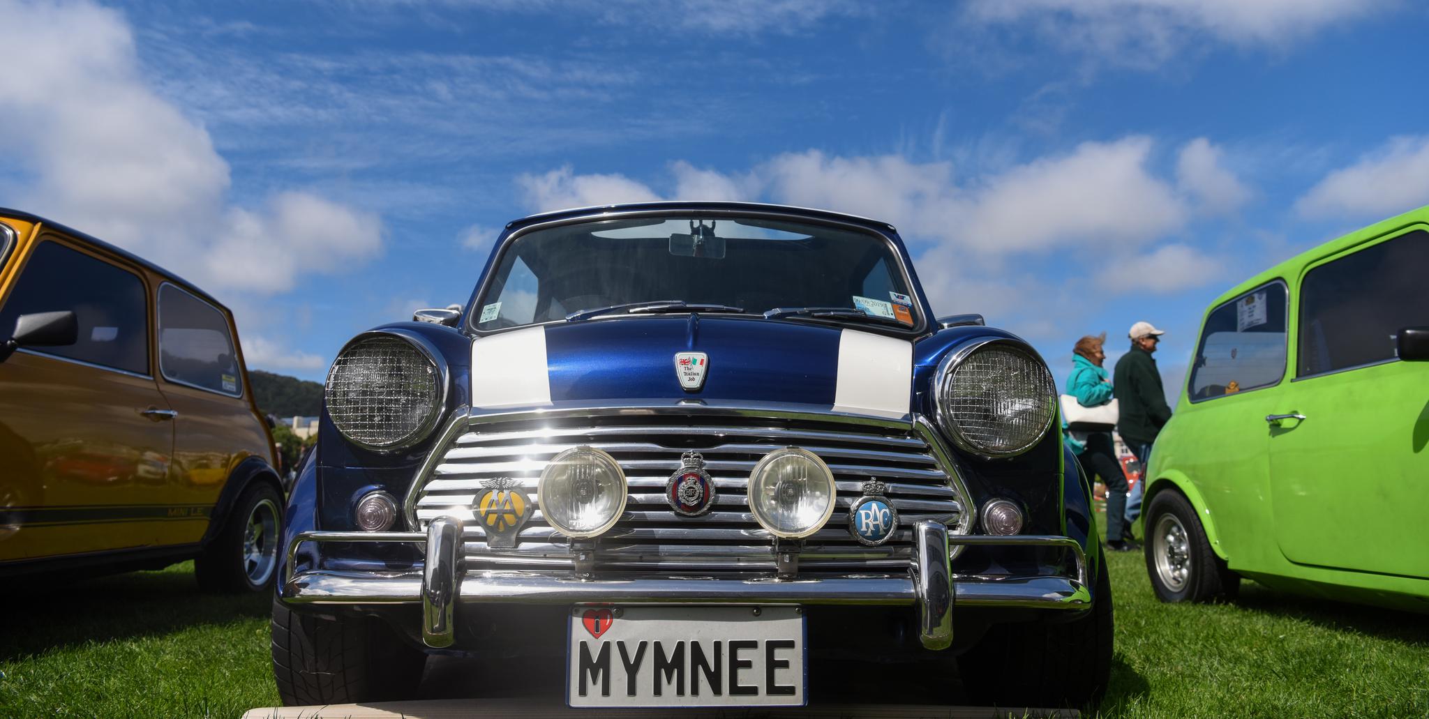 新西兰惠灵顿举行mini cooper老爷车展