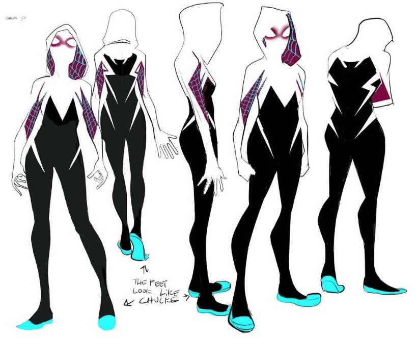 《蜘蛛侠:平行宇宙》女蜘蛛侠战服漂亮 是如何创作的