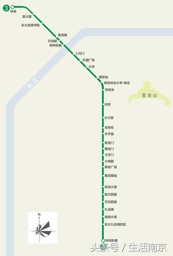 南京又多了一条地铁!今天16座站点刚刚确定!看看有经过你家吗?