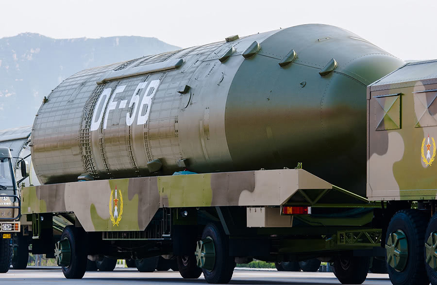 重磅!东风5c洲际导弹曝光:十个弹头分别飞向十个目标