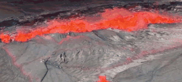 夏威夷火山喷发