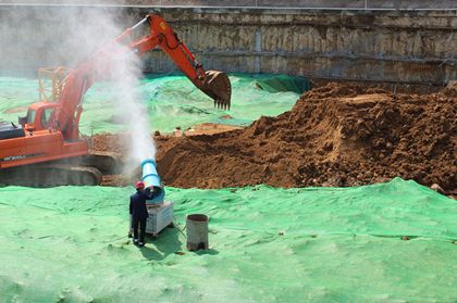 治尘走过场问责没商量 济南进行扬尘污染治理暗访|扬尘|渣土场|渣土车