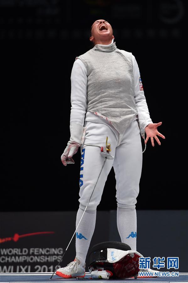 击剑世锦赛:沃尔皮获女子花剑冠军