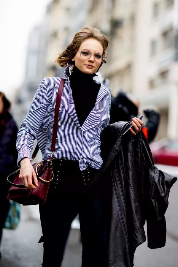 下半年衬衫流行的六种穿法时髦精都这么穿