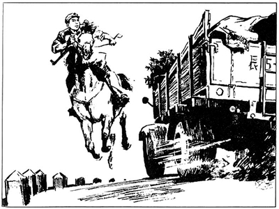 沈尧伊画马火星四溅