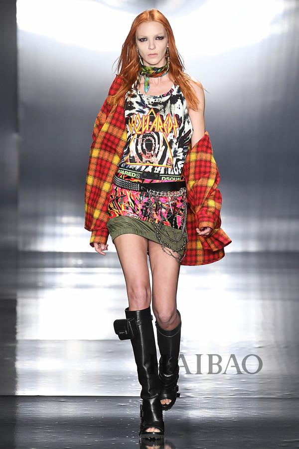 摇滚明星叱咤来袭dsquared22019秋冬系列海报带你亲临2019秋冬米兰