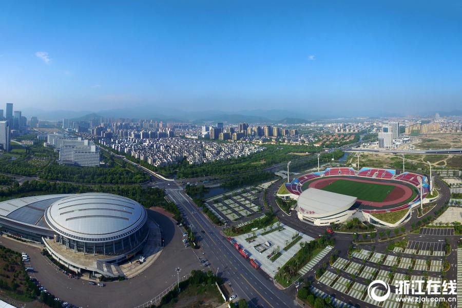 舟山美丽的海上花园新城