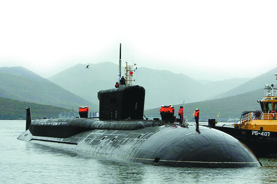 俄在远东修建"潜艇堡垒" 50米厚混凝土能扛核打击