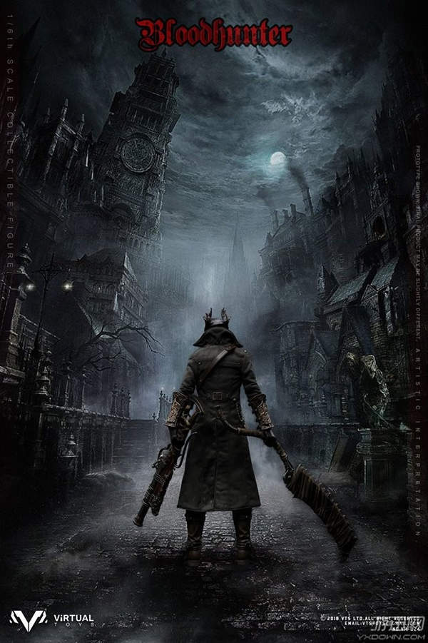 vt推出《血源》猎人手办 手持锯肉刀尽显霸气十足