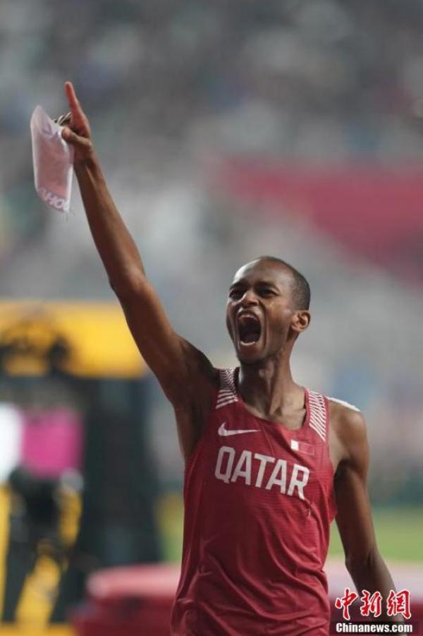 多哈田径世锦赛男子跳高决赛:卡塔尔名将巴西姆夺冠